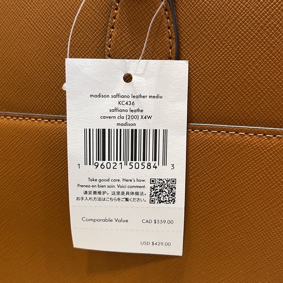 Kate Spade Madison Saffiano Leather Medium Satchel
NWT - Picture 10 of 16